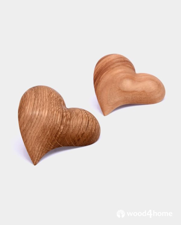 cool brooches wood heart love