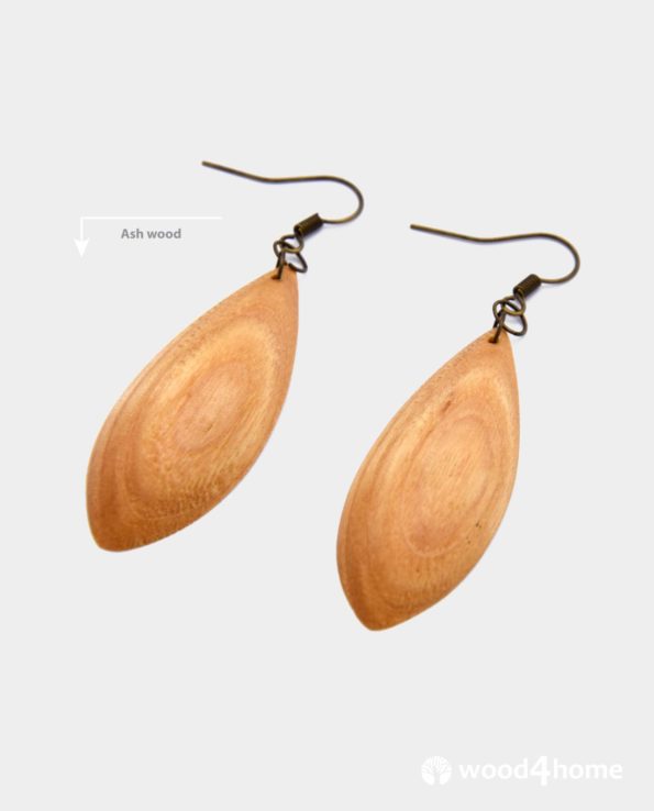 handmade wooden earrings online gifts for woman jewelry wood ash