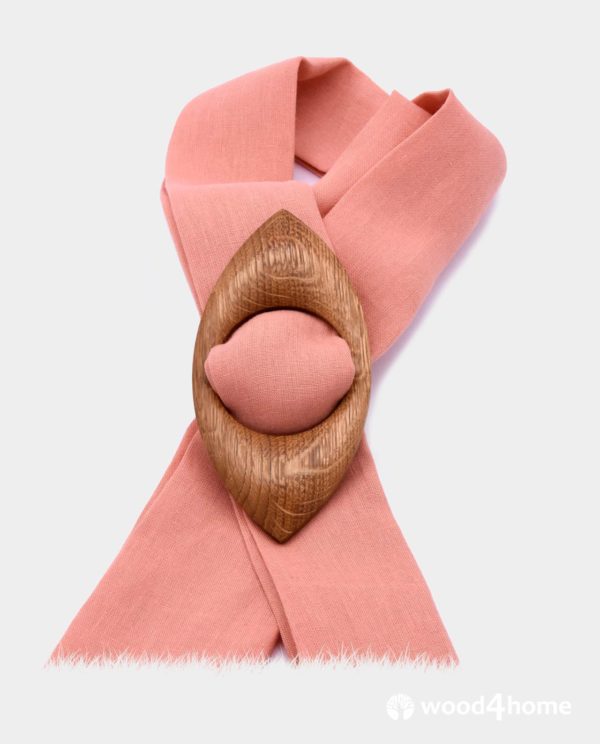 scarf jewelry wooden ring clip buckle