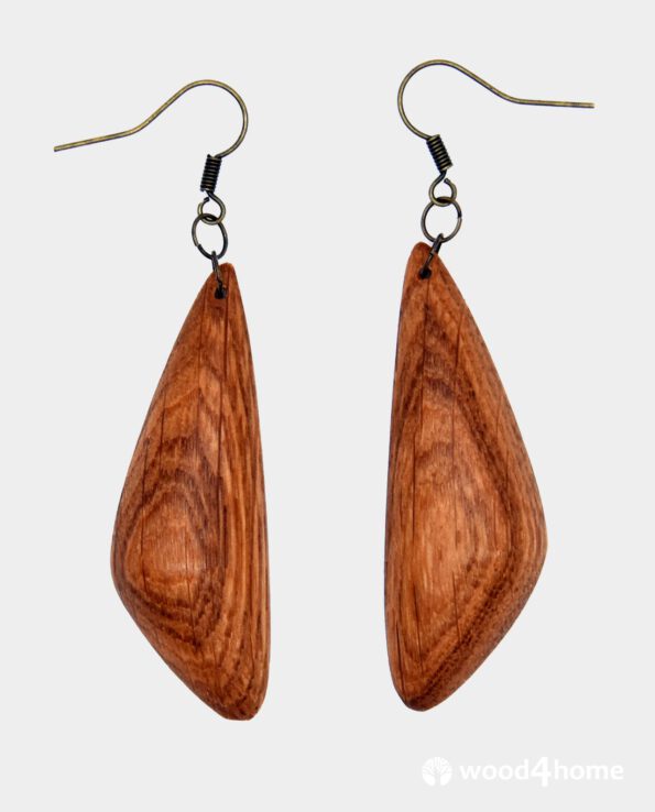 wooden earrings handmade gift women jewelry wood earring