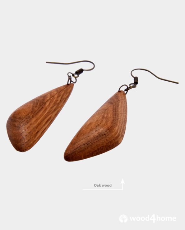 wooden earrings handmade gift women jewelry wood earring