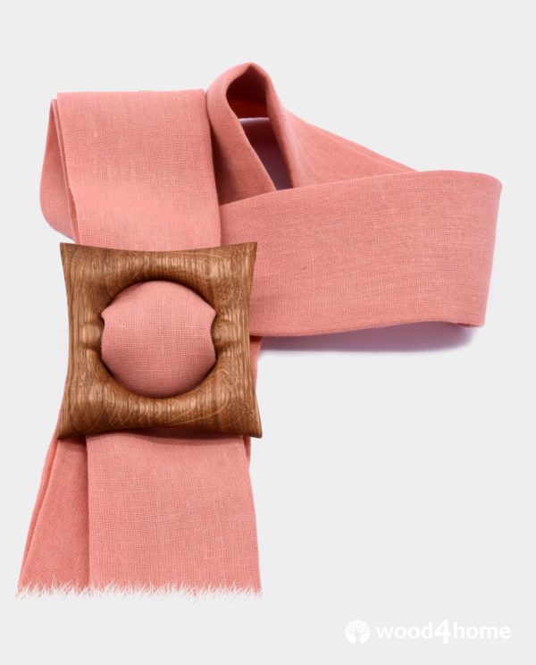 wooden scarf ring buckle clip